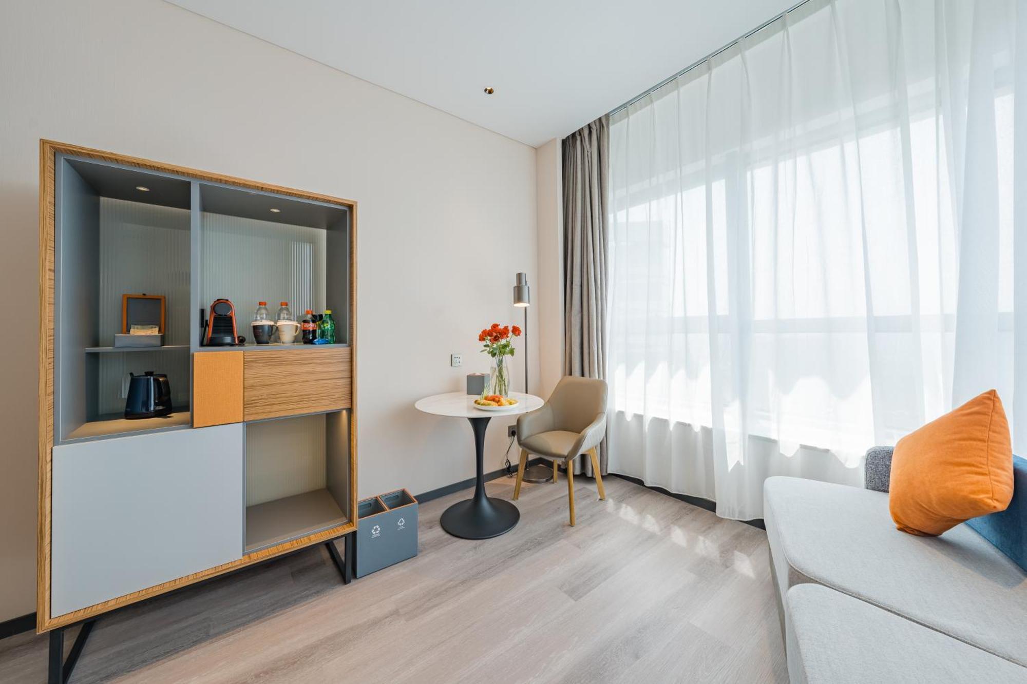 Urcove By Hyatt Hangzhou Riverside Cbd Exterior foto